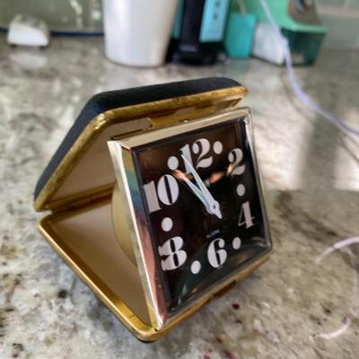 MCM Elgin Folding / Travel Alarm  Clock MOD