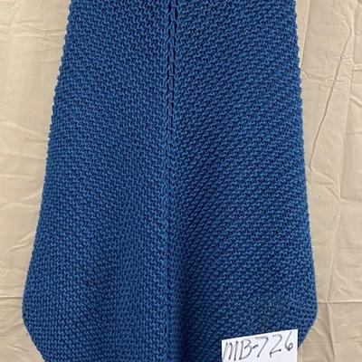 Blue Ladies Poncho