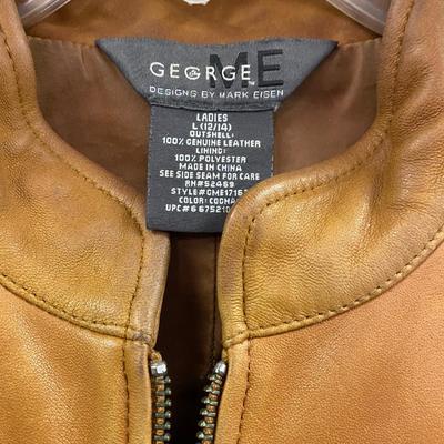Ladies Large Leather Jacker