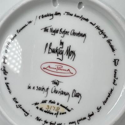 The Night Before Christmas decorator plate