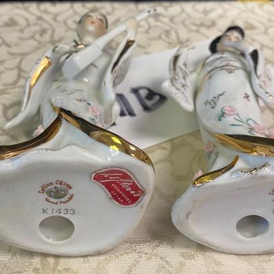 Vintage Geisha Porcelain Figures