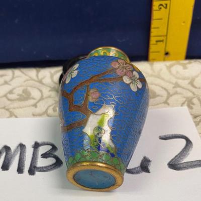 Small Chinese CloisonnÃ© Vase