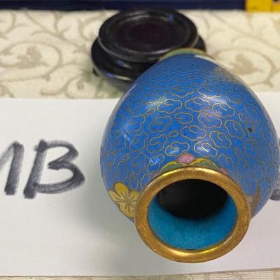 Small Chinese CloisonnÃ© Vase