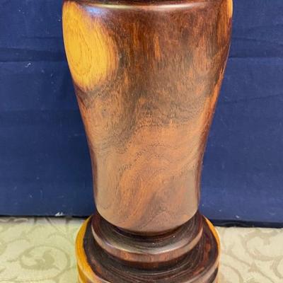 Heavy Wooden Candle Holder