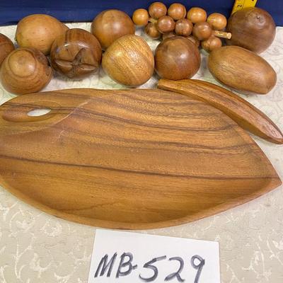 Monkey Pod Wooden Fruit made in Philippines