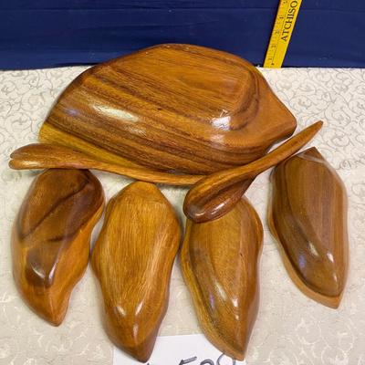 Wooden Bowl Set