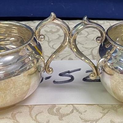 Sterling Silver  Cream and Sugar