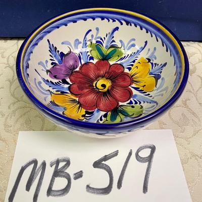 Alcobaca Portugal Pottery 5â€ Bowl