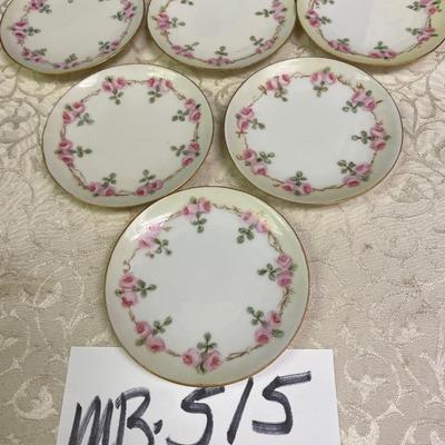 6 Haviland France 4â€ Plates