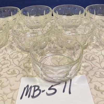 9 Glass Bowls