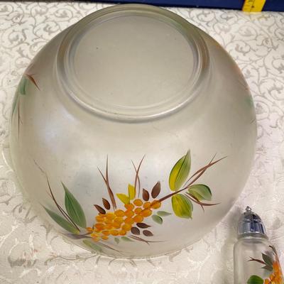 Vintage Bowl and Salt and Pepper