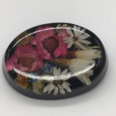 Vintage Floral Brooch