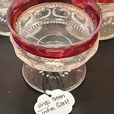 Mid-Century American Cut Glass Ruby