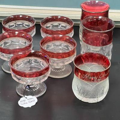 Mid-Century American Cut Glass Ruby