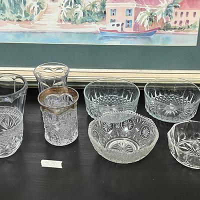 Nice lot of Glasses and Crystal Dessert Bowls and Cups