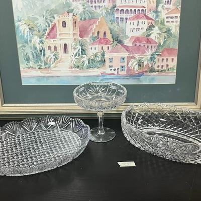 Lot of handle cut Crystals