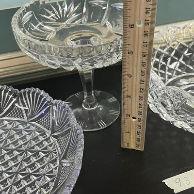 Lot of handle cut Crystals