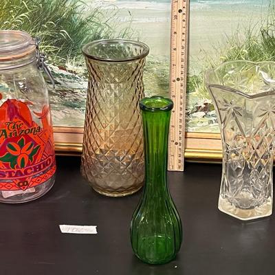 Nice lot of vases and pot