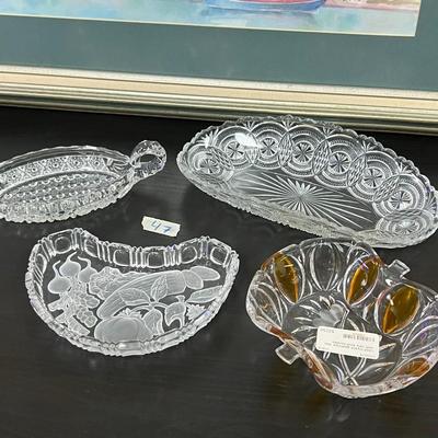 Crystals Bowls and mini Trays