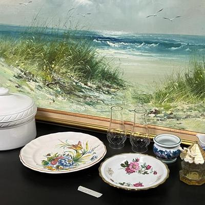 Fantastic Decorative hand Painted Plates and more