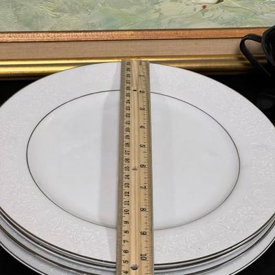 Nice Lot Of Porcelain and Silver Plates