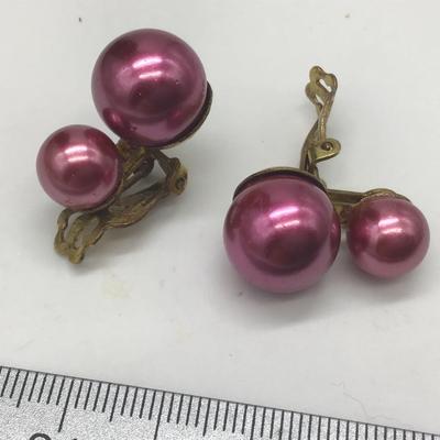 Vintage Japan Beaded Earrings