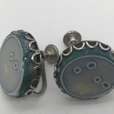 Sterling And Stone  TypeScrew on Earrings