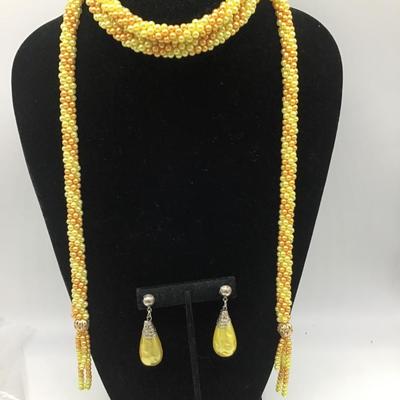 Vintage Necklace and Earrings
