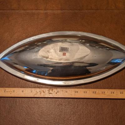 Mother of Pearl Inlay Tray, Silver Mold