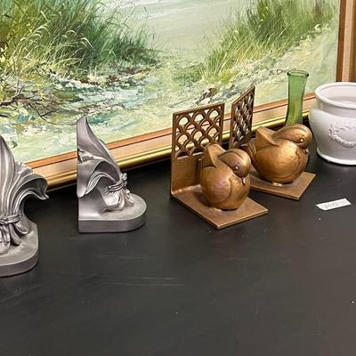 Vases and Book ends