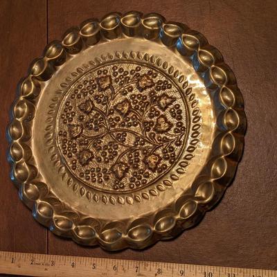 Vintage Brass Wall Decor (India) | EstateSales.org