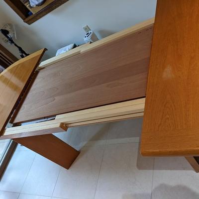 Vintage Skovby Denmark Teak Solid Wood Dining Room Ext 2 Leaf Table 102â€x39â€