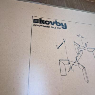 Vintage Skovby Denmark Teak Solid Wood Dining Room Ext 2 Leaf Table 102â€x39â€