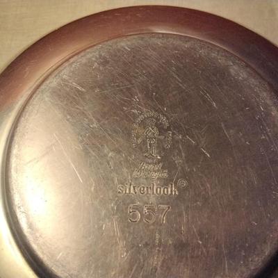 Covered Hammered Aluminum Casserole Serving Dish