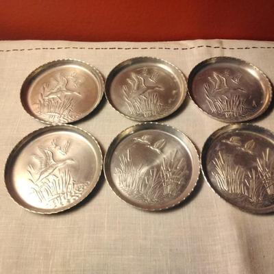 Small Aluminum Duck Coasters