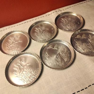 Small Aluminum Duck Coasters