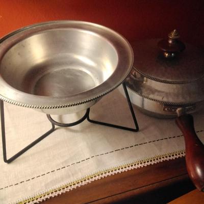Vintage Chafing Dish w/Stand