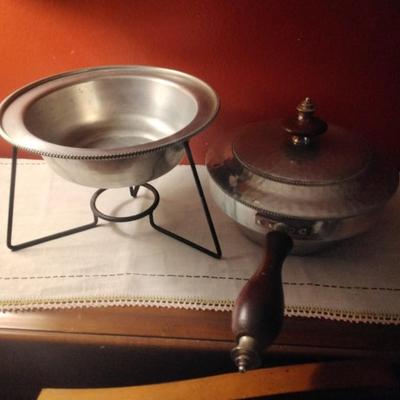 Vintage Chafing Dish w/Stand
