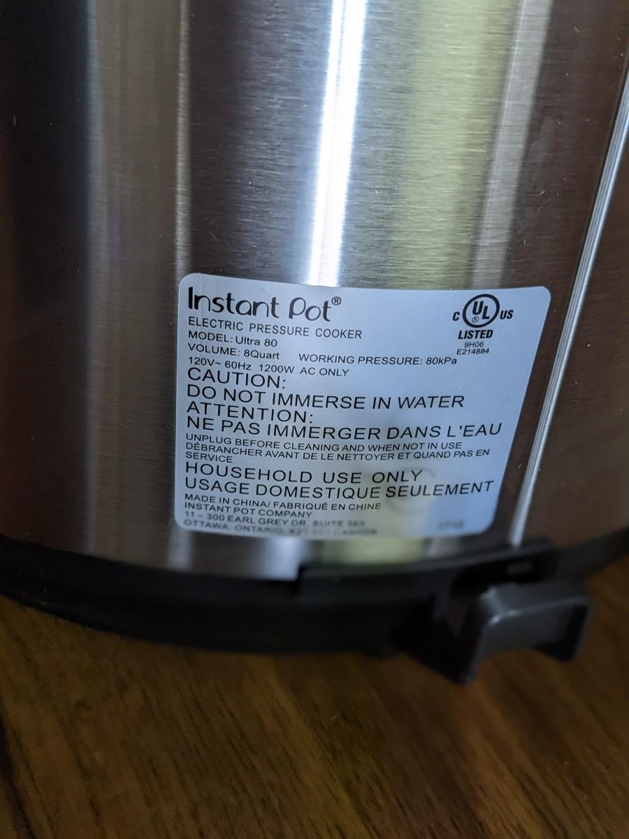 Like New Instant Pot Ultra 80
