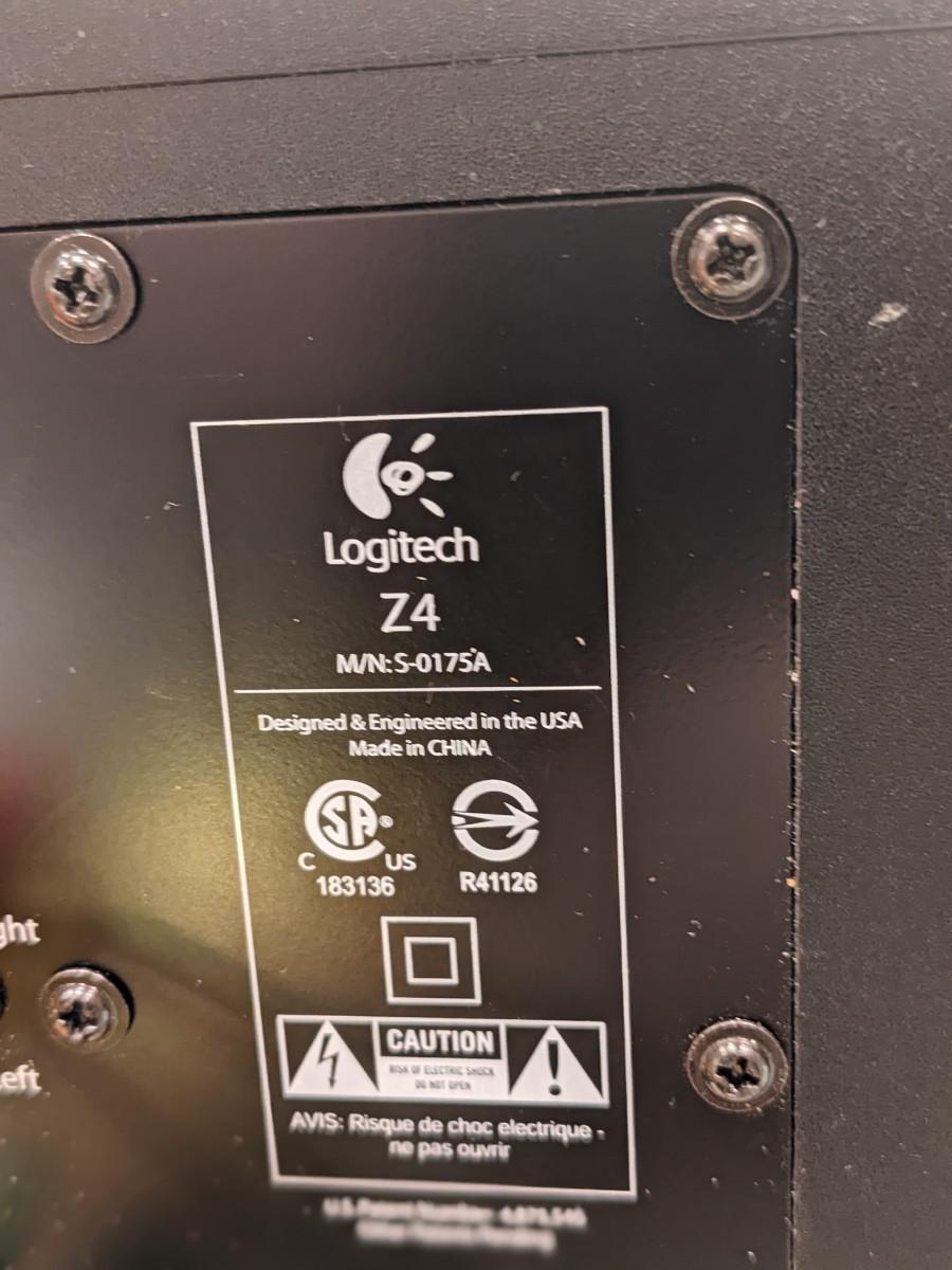Logitech Z4 Computer Speaker System