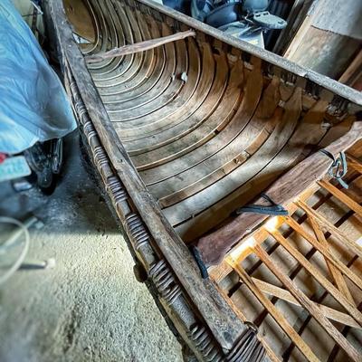 Birch Bark Handmade Canoe