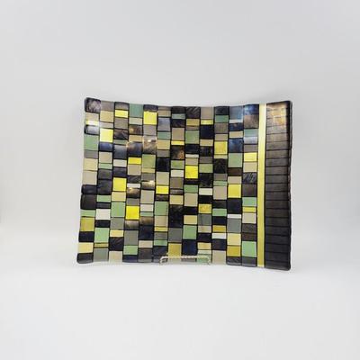 BEAUTIFUL 2004 KYMU HUGHES #1 IRIDESCENT GLASS ART PIECE
