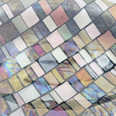 BEAUTIFUL 2004 KYMM HUGHES #2 IRIDESCENT GLASS ART PIECE