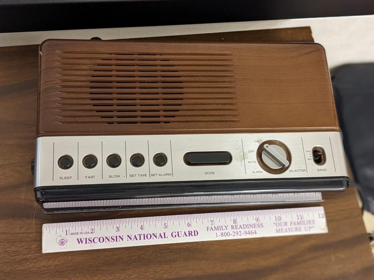 Vintage Panasonic Clock Radio