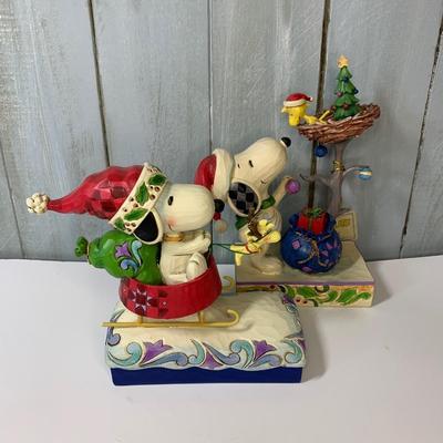 LOT 12R: Jim Shore Peanuts Collection Featuring Snoopy