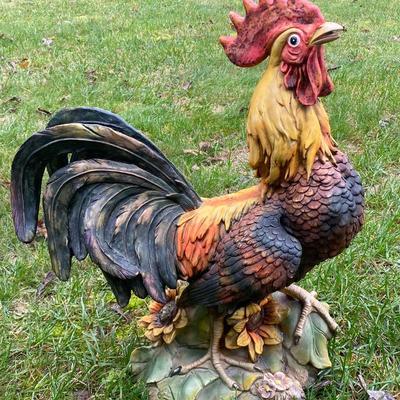 LOT C60: Large Resin Rooster