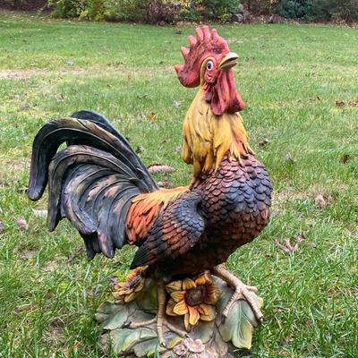 LOT C60: Large Resin Rooster