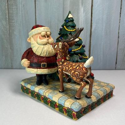 LOT C67: Rudolph The Red Nosed Reindeer By Jim Shore