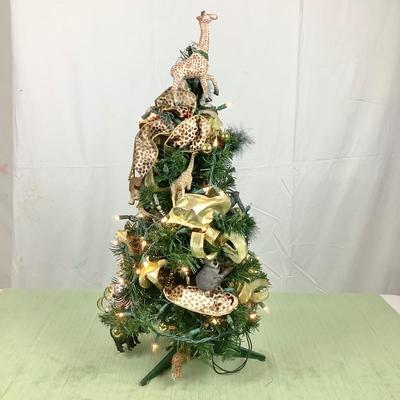 1414 Artificial Safari Themed Christmas Tree