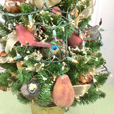 1416 Artificial Christmas Partridge Tree